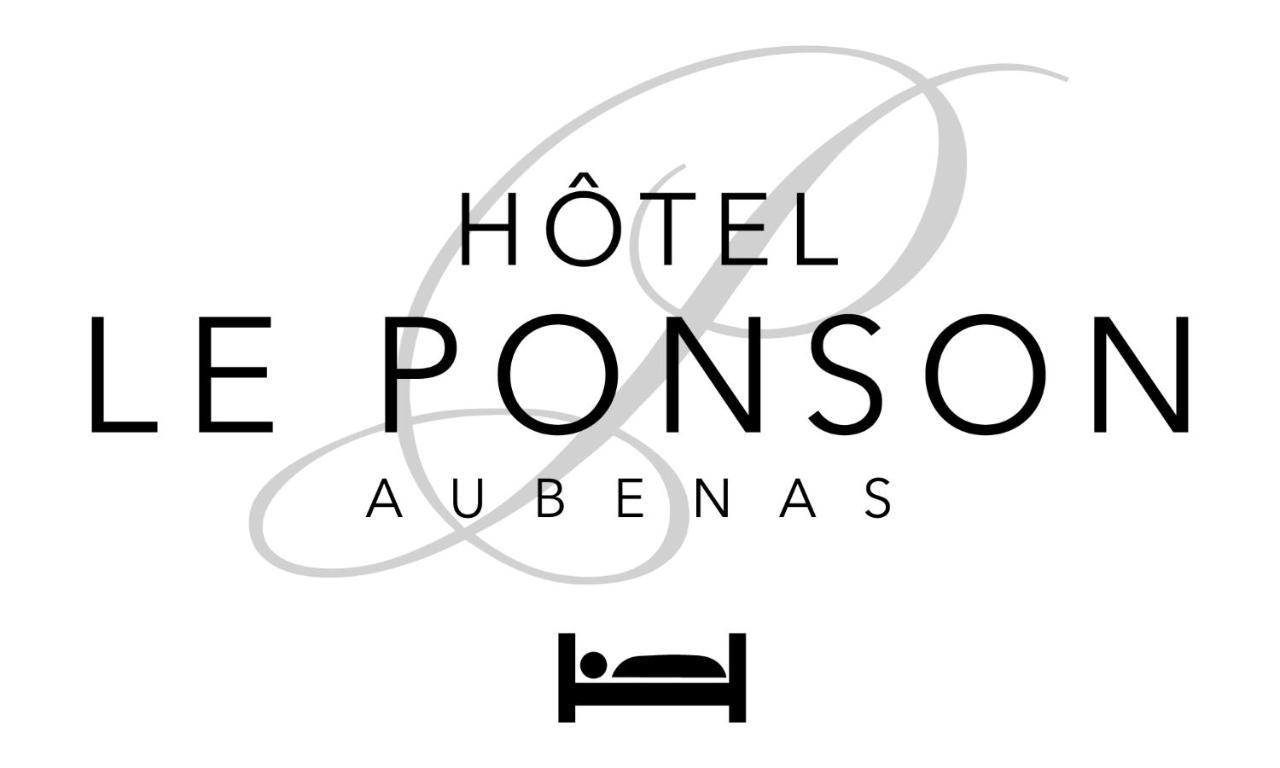Hotel Le Ponson Aubenas Eksteriør bilde